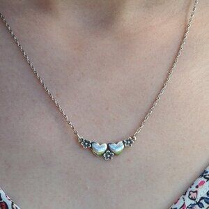 James Avery Hearts and Blossoms Necklace